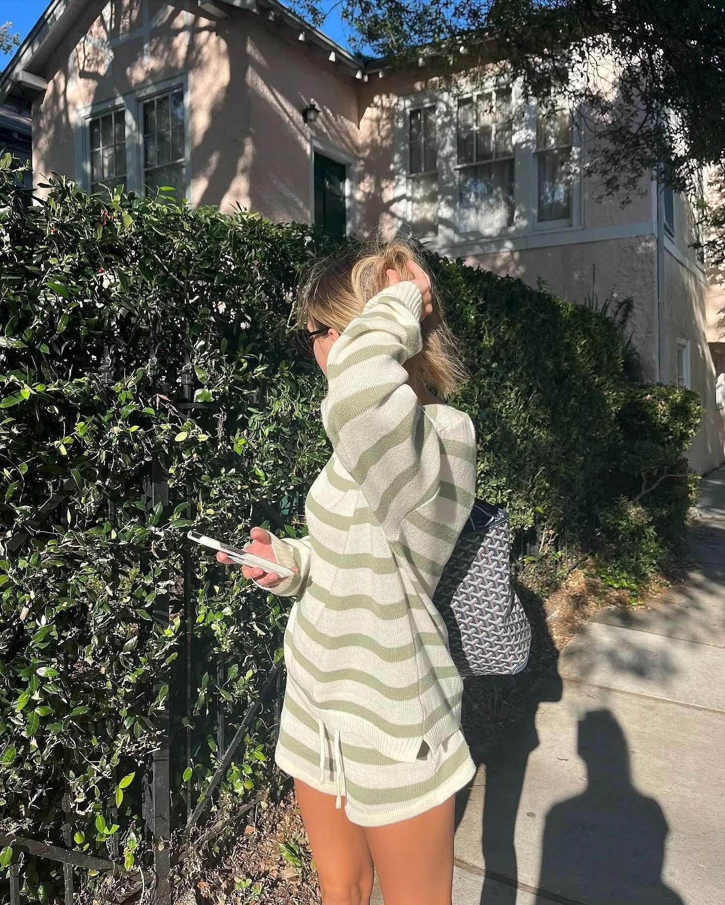 Olivia Knit Stripe Set
