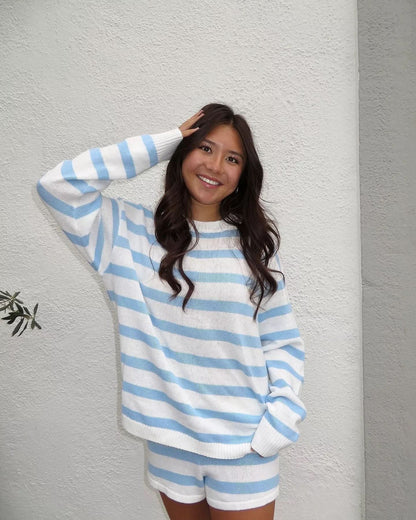 Olivia Knit Stripe Set