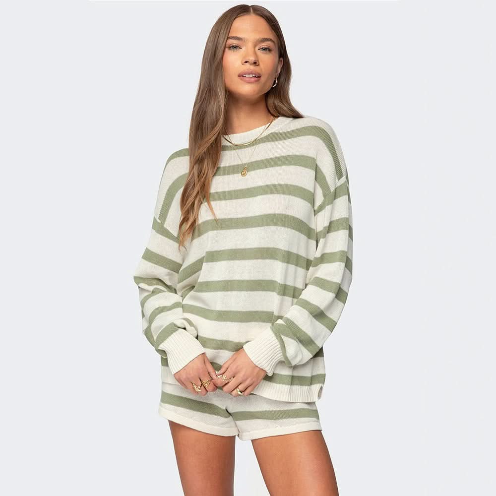 Olivia Knit Stripe Set