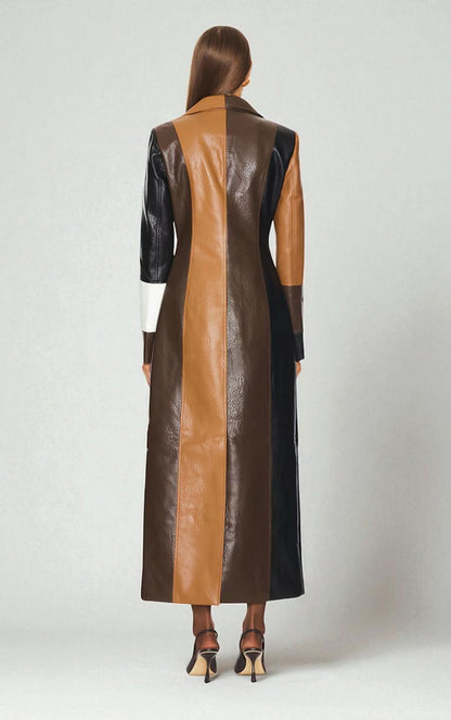 Rosaline Leather Coat