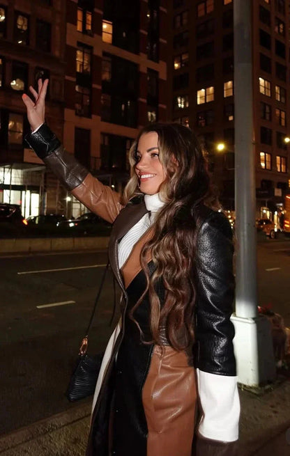 Rosaline Leather Coat