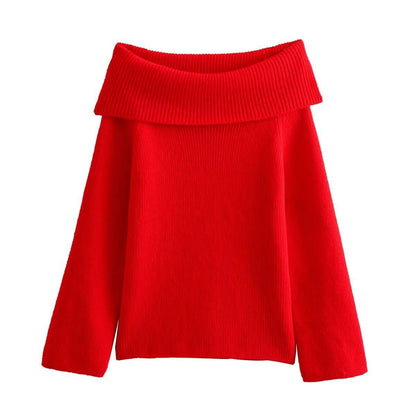 Scarlett Knit Off-Shoulder Sweater