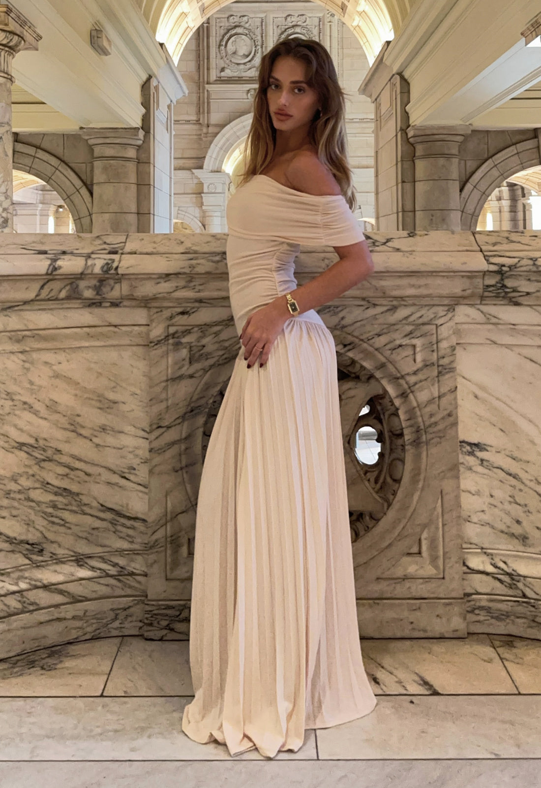 Tatiana Shoulder Maxi Dress