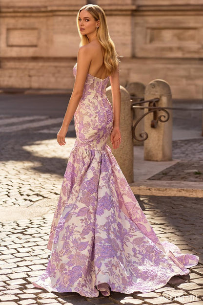 Celestine Floral Brocade Mermaid Gown