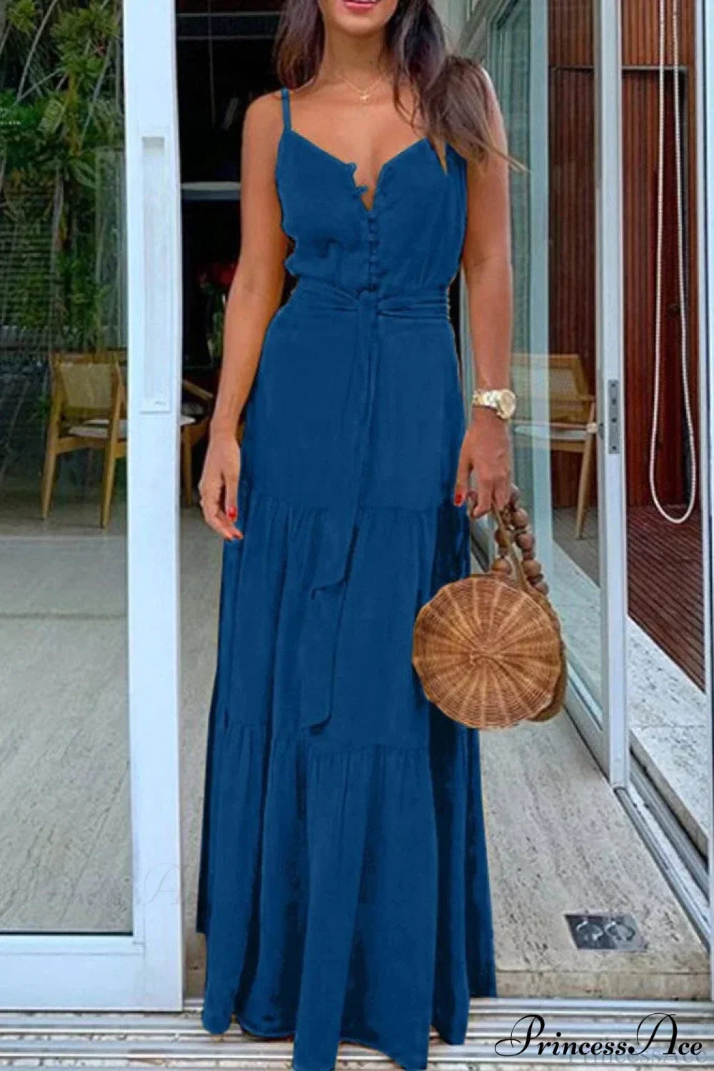 Violet Bandage Maxi Dress