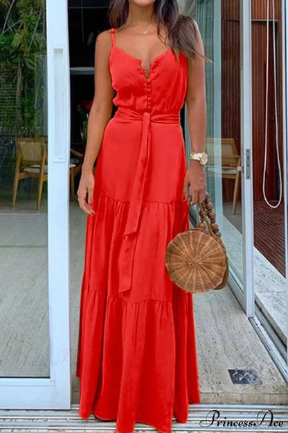 Violet Bandage Maxi Dress