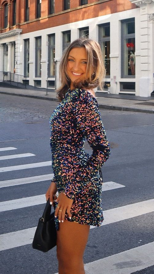 Felicia Sequin Mini Dress
