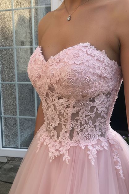 Valentina Lace A-Line Gown