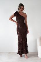 Thelma Floral Textured Maxi Dress