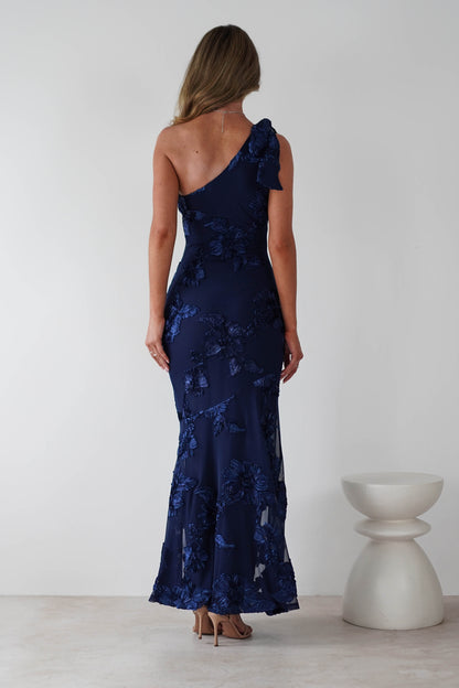Carys Floral Textured Maxi Dress