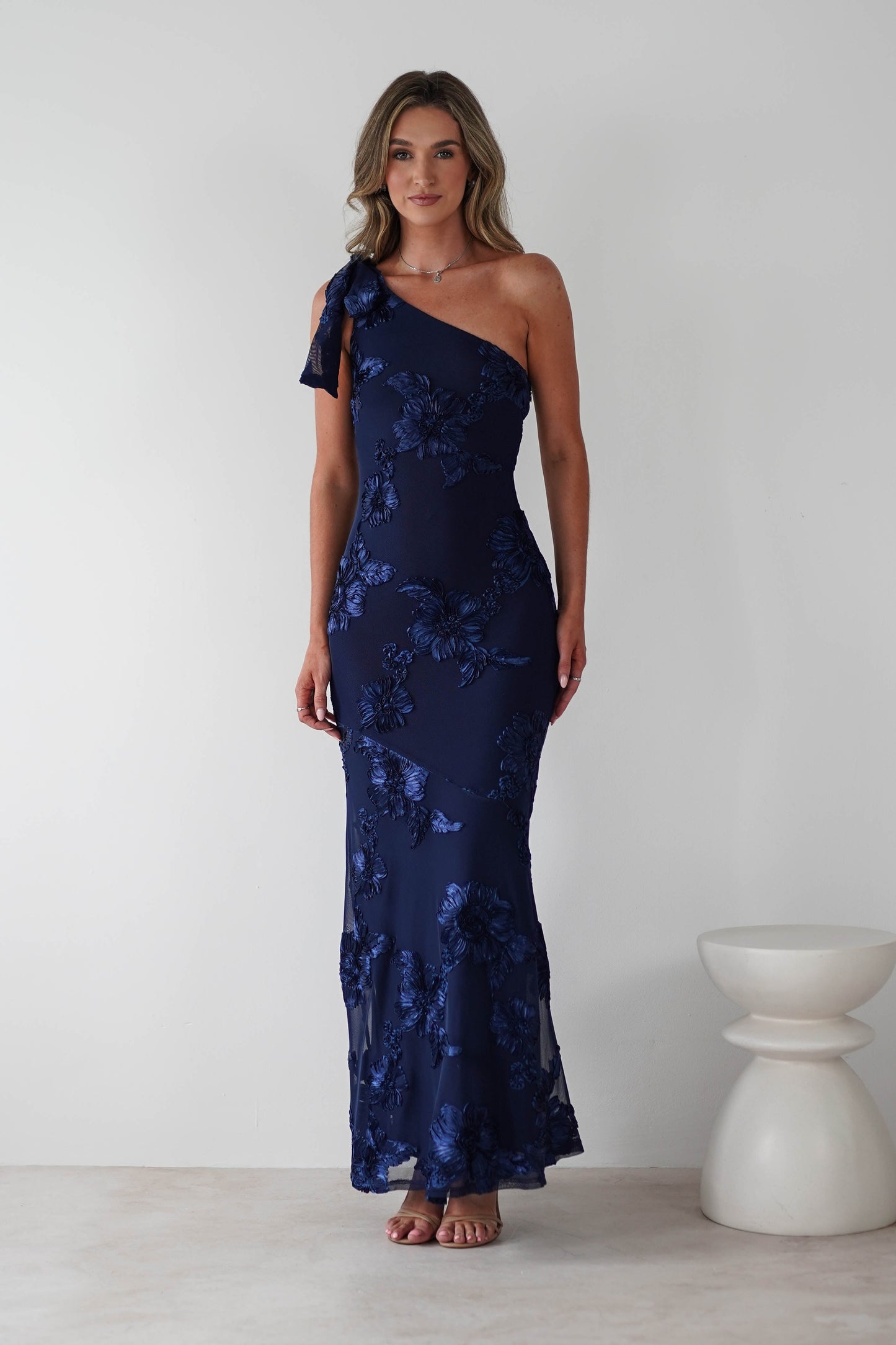 Carys Floral Textured Maxi Dress