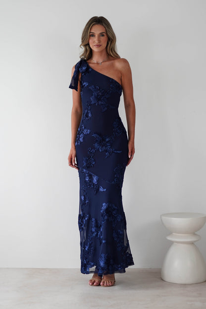Carys Floral Textured Maxi Dress