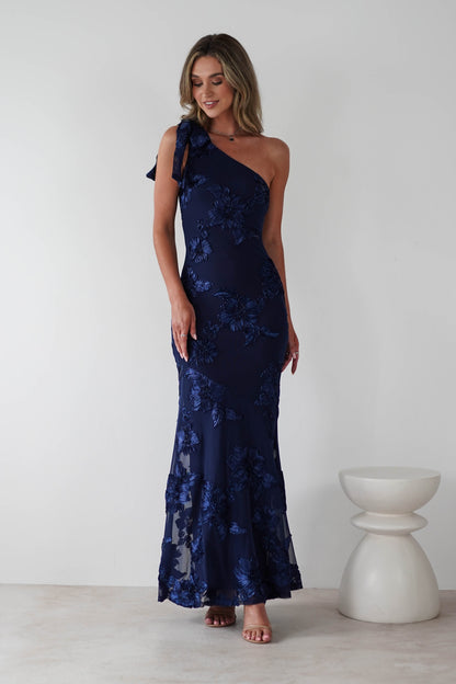 Carys Floral Textured Maxi Dress