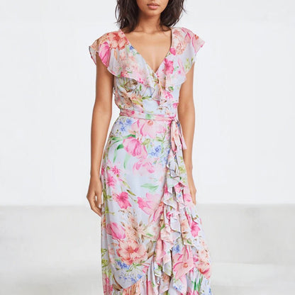 Tilda Crepe Maxi Dress