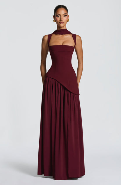 Tullulah Tulle Maxi Dress in Black