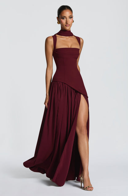 Tullulah Tulle Maxi Dress in Black