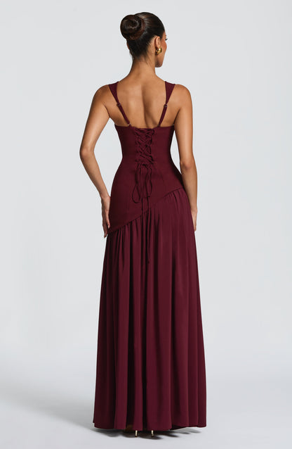 Tullulah Tulle Maxi Dress in Black
