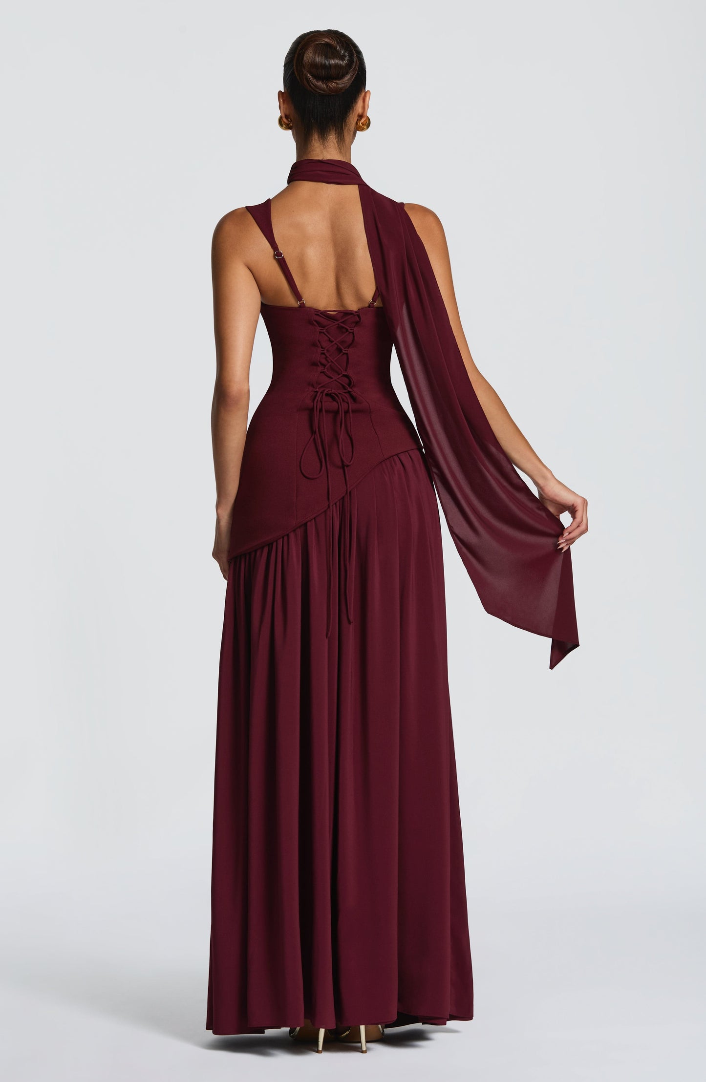 Tullulah Tulle Maxi Dress in Black