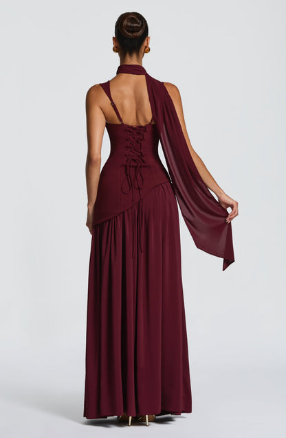 Tullulah Tulle Maxi Dress in Black