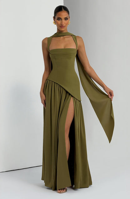 Tullulah Tulle Maxi Dress in Black