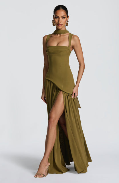 Tullulah Tulle Maxi Dress in Black