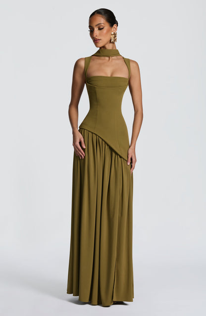 Tullulah Tulle Maxi Dress in Black