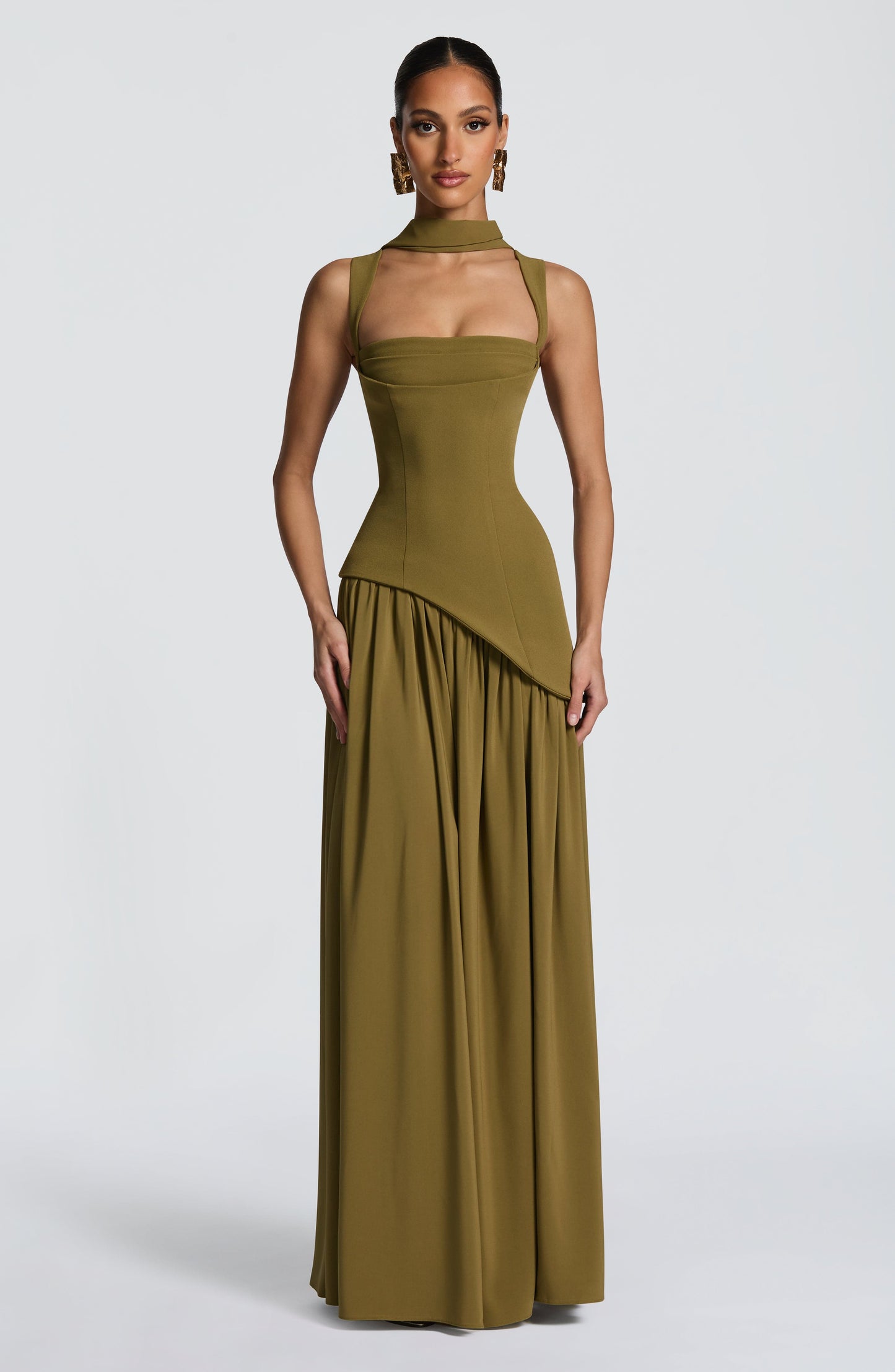 Tullulah Tulle Maxi Dress in Black