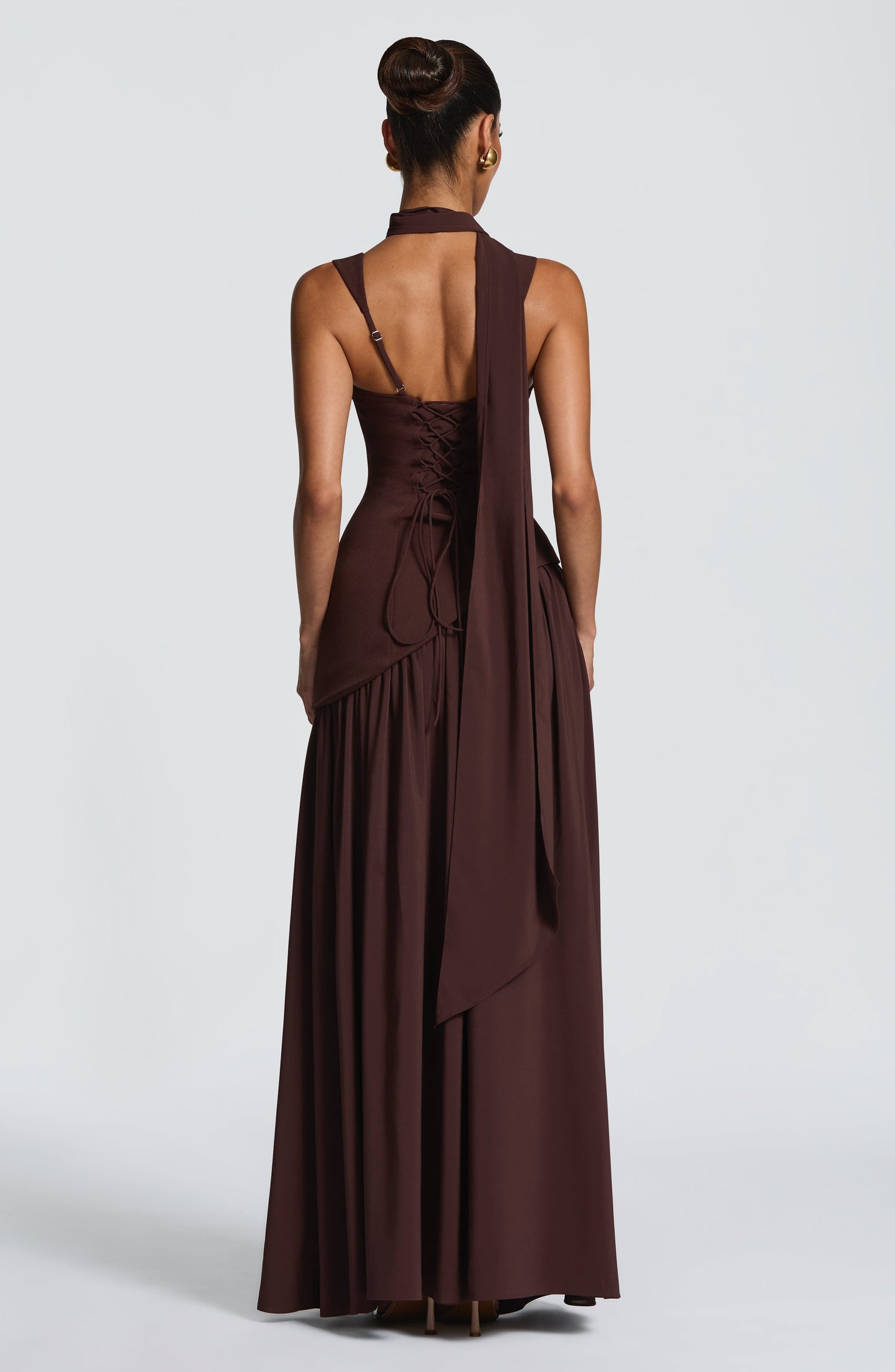 Tullulah Tulle Maxi Dress in Black