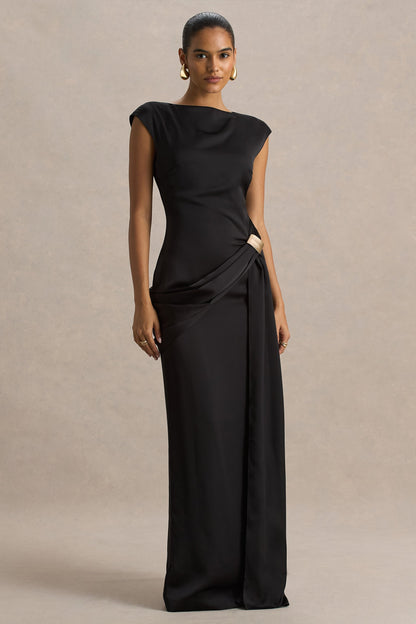 Isabelle Satin Maxi Dress