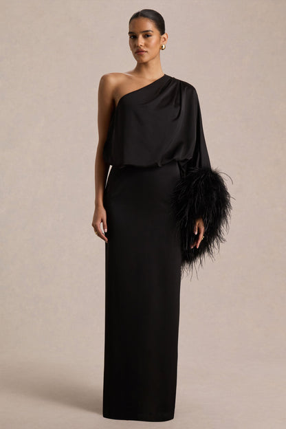 Felicity Satin Maxi Dress