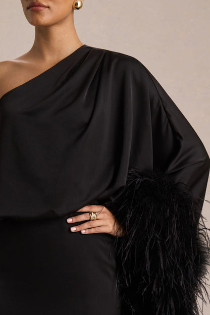 Felicity Satin Maxi Dress
