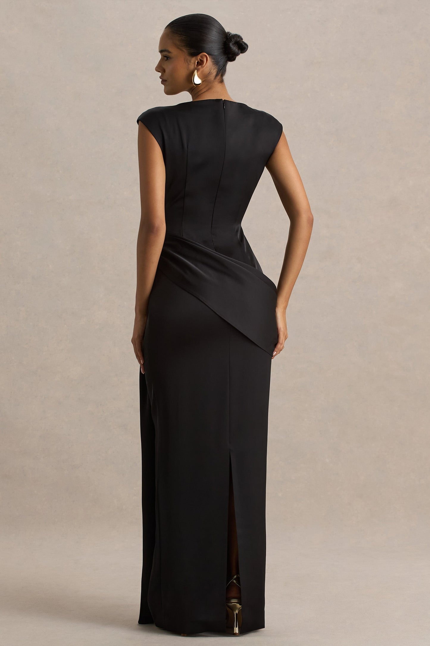 Isabelle Satin Maxi Dress