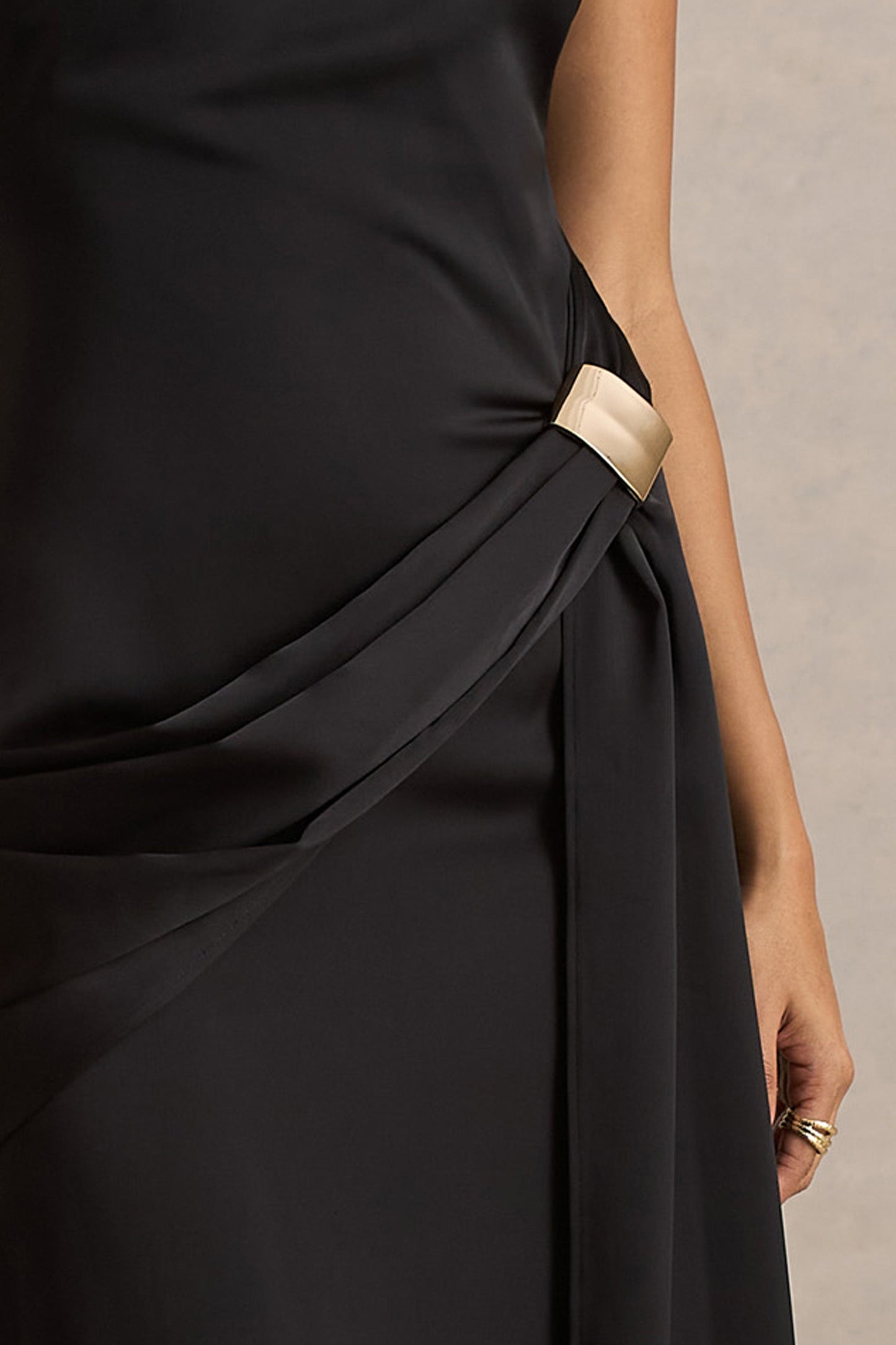 Isabelle Satin Maxi Dress