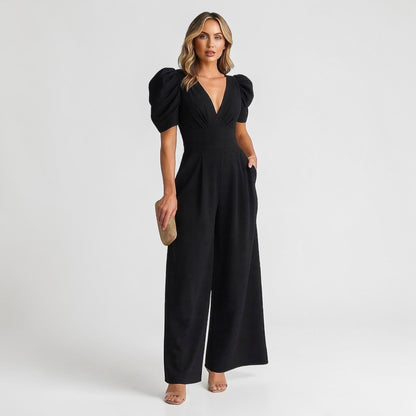 Zara Wide Leg Midi Jumpsuit