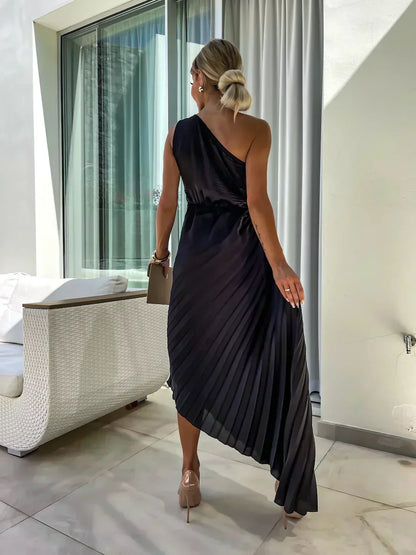 Sunday One Shoulder Midi Dress