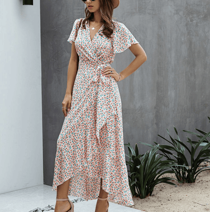 Maren Wrap Midi Dress