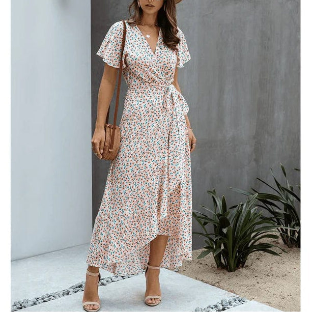 Maren Wrap Midi Dress