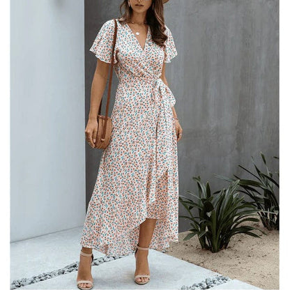 Maren Wrap Midi Dress