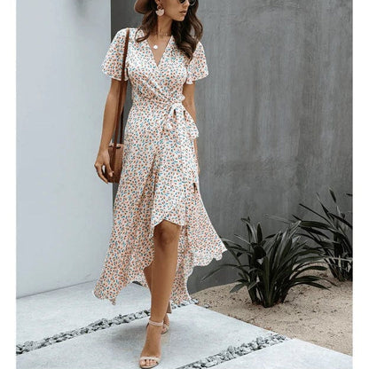 Maren Wrap Midi Dress