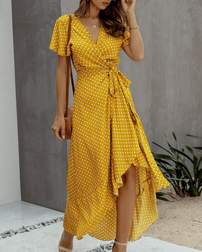 Maren Wrap Midi Dress