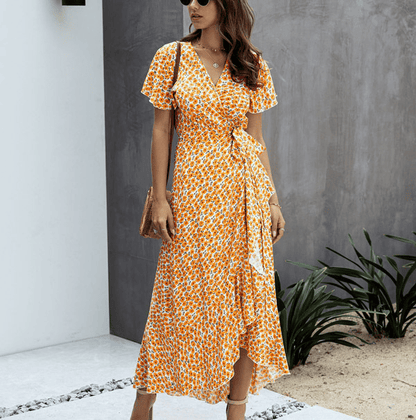 Maren Wrap Midi Dress