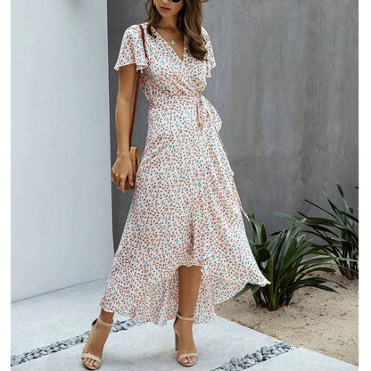 Maren Wrap Midi Dress