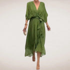 Halle Wrap Midi Dress