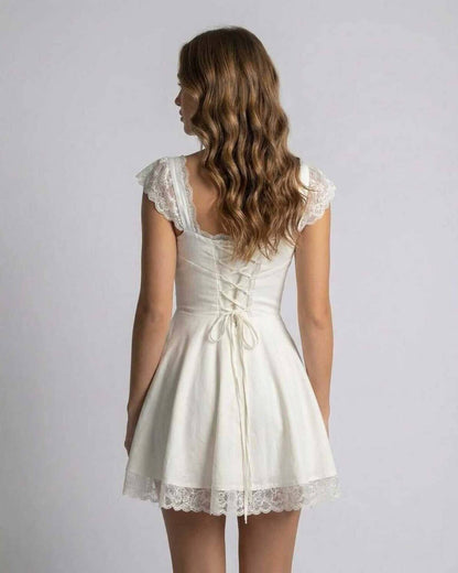 Ondine Lace Mini Dress