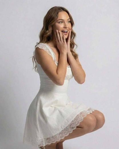 Ondine Lace Mini Dress