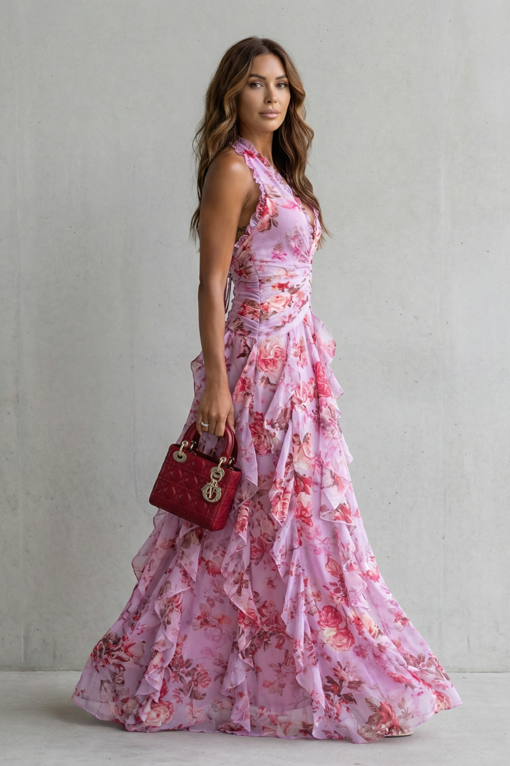 Raine Halter Maxi Dress