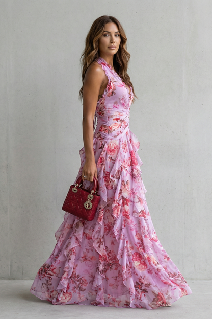 Raine Halter Maxi Dress