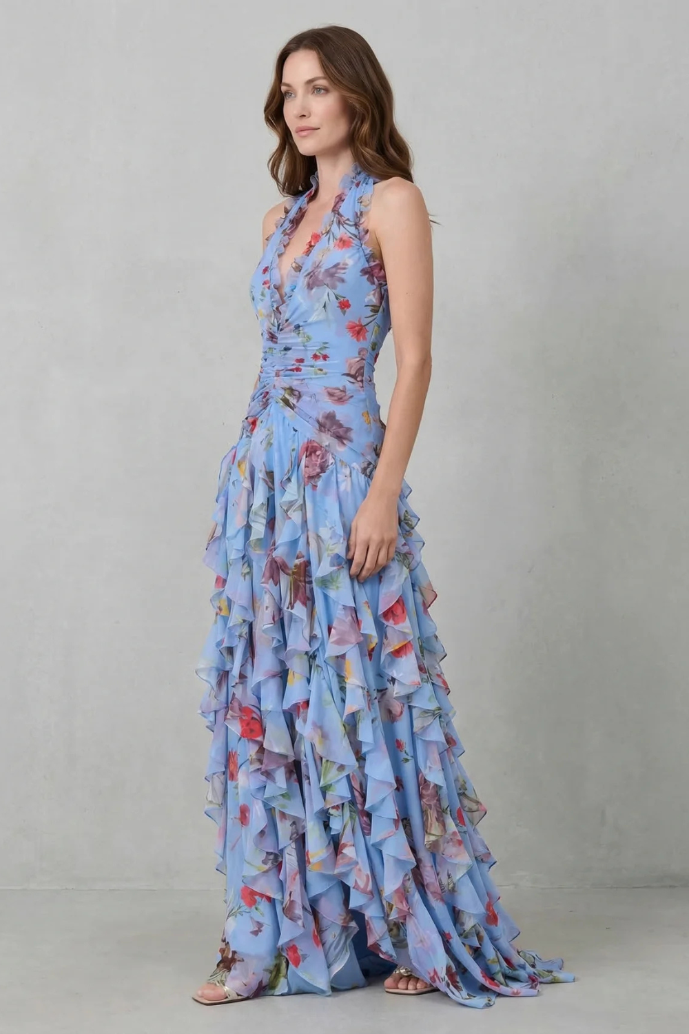 Raine Halter Maxi Dress