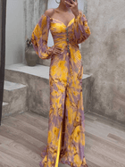 Saffron Off Shoulder Maxi Dress