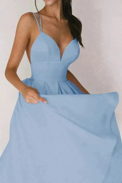 Vienna V Neck Midi Dress
